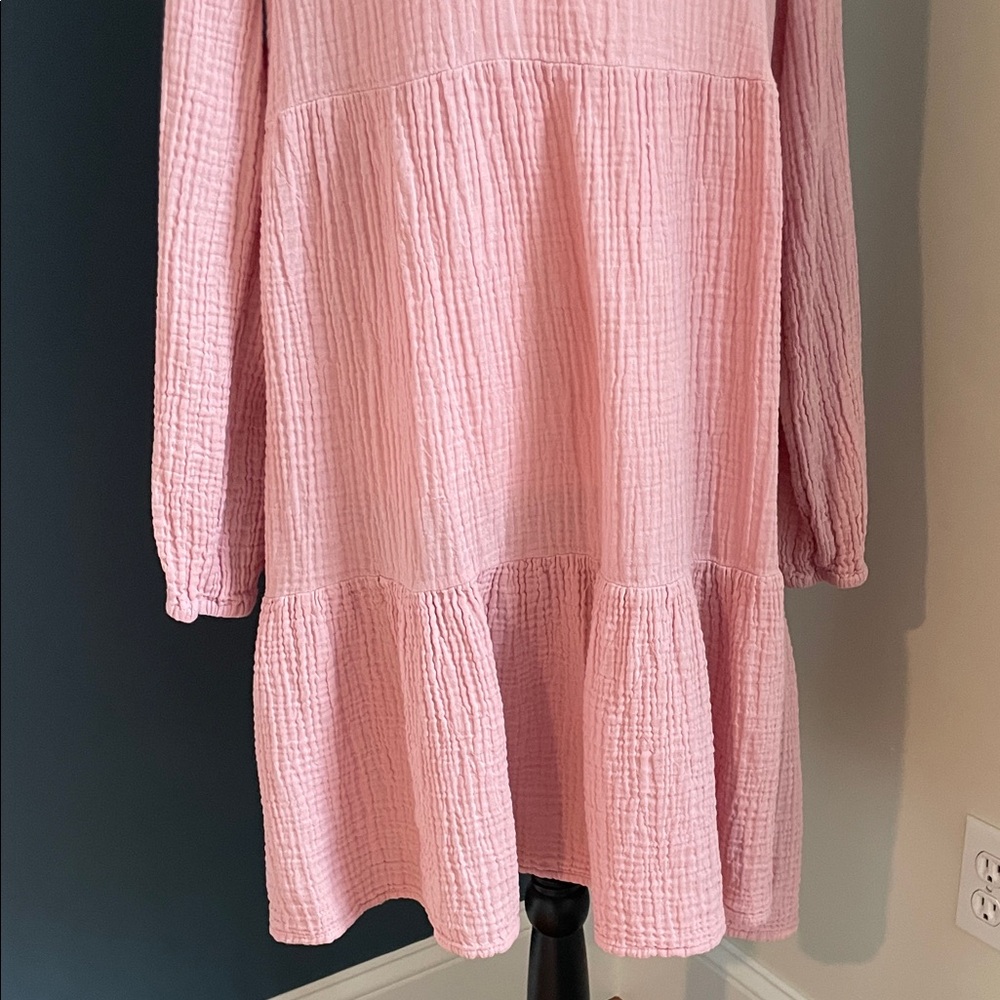 beachlunchlounge Pink Long Sleeve Dress - Picture 7 of 10